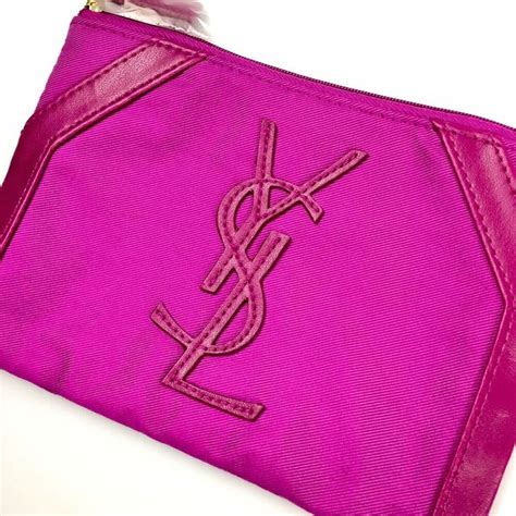 makeup bag ysl|ysl cosmetic bag.